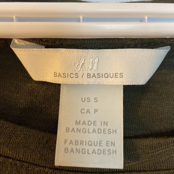 H&M Dark Olive Green Casual Dress - Picture 2 of 2